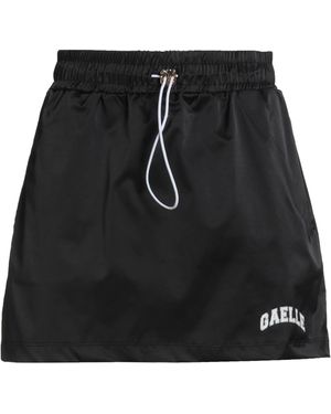 Gaelle Paris Mini Skirt Cotton, Polyamide, Elastane - Black