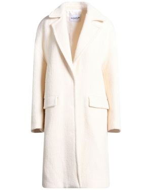 Dondup Ivory Coat Cotton, Wool, Virgin Wool - White