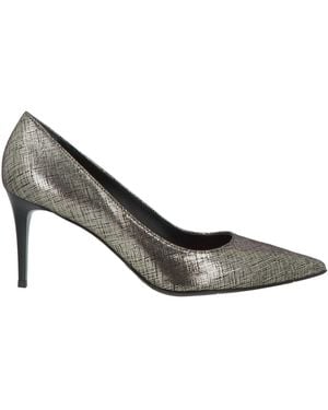 Bruglia Court Shoes Leather - Grey
