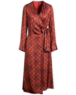 Manila Grace Vestido Midi - Rojo