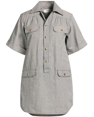 Celine Mini Dress Cotton - Grey