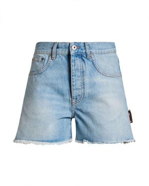 Off-White c/o Virgil Abloh Denim Shorts Cotton - Blue