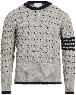 Thom Browne Jumper Wool, Mohair Wool - Grey