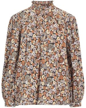 Antik Batik Camel Top Cotton - Brown