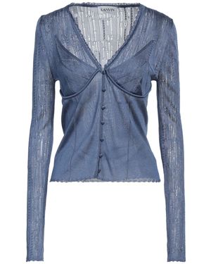 Lanvin Slate Cardigan Viscose - Blue