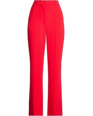 SOLOTRE Pants Polyester, Elastane - Red