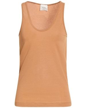 Alysi Tank Tops - Brown