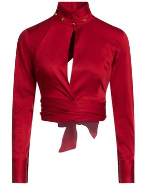 Elisabetta Franchi Top Lycra, Elastane - Red
