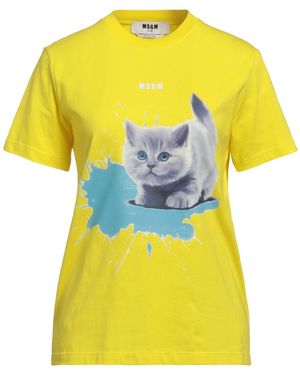 MSGM T-shirt - Yellow