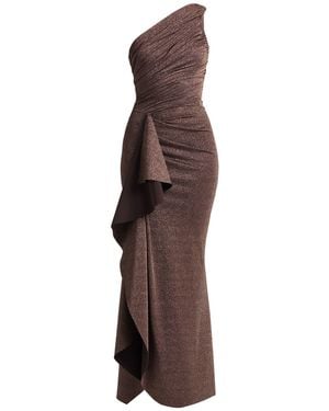 La Petite Robe Di Chiara Boni Maxi Dress Polyamide, Elastane, Polyester - Brown