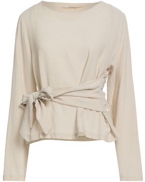 Pomandère Top Viscose, Wool - Natural