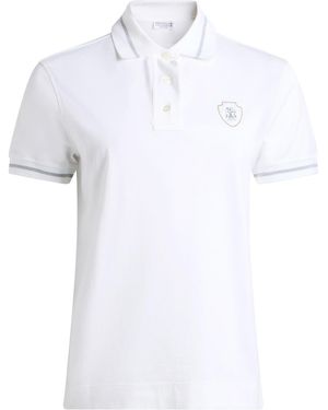 Brunello Cucinelli Polo Shirt - White