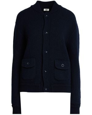 ANNAGRETA Midnight Cardigan Lambswool - Blue