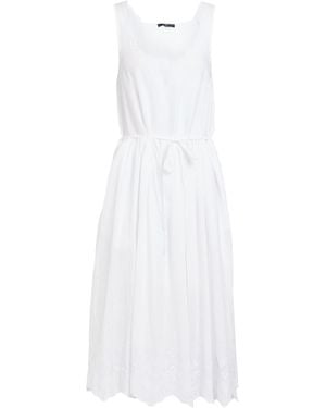 High Midi Dress - White
