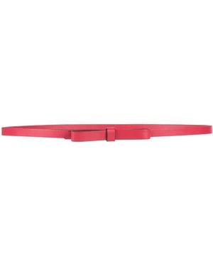 Red(V) Belt Leather - Red