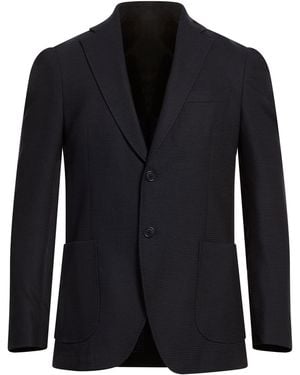 Tombolini Midnight Blazer Wool, Polyamide - Blue