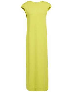 Jil Sander Maxi Dress Viscose, Cotton, Elastane - Yellow