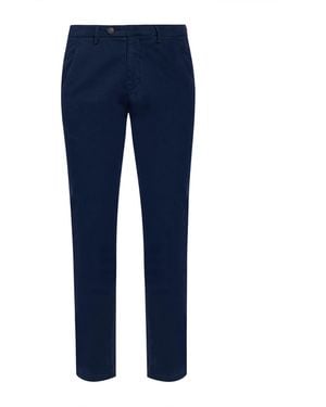 Roy Rogers Midnight Pants Cotton, Lyocell, Elastane - Blue