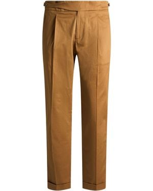 Berwich Khaki Pants Cotton, Elastane - Natural