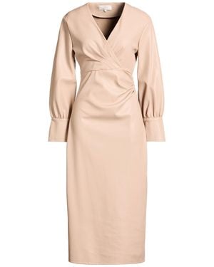 Kocca Blush Midi Dress Polyurethane, Polyester - Natural