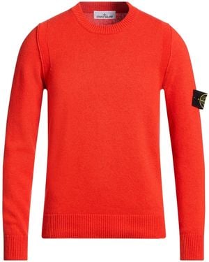 Stone Island Jumper Wool, Polyamide - Red