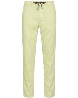 Mason's Pants Linen, Cotton, Elastane - Green