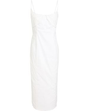ROTATE BIRGER CHRISTENSEN Midi Dress - White