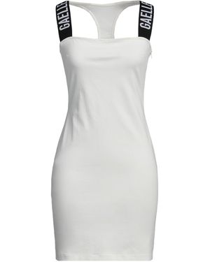 Gaelle Paris Mini Dress Cotton, Polyamide, Elastane - White