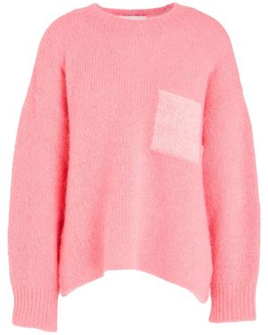 Maison Anje Jumper Wool, Mohair Wool, Polyamide, Elastane - Pink