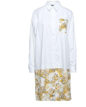 Versace Jeans Couture Mini Dress Cotton - White