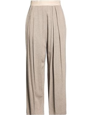 Alysi Crème Pants Viscose, Cotton - White