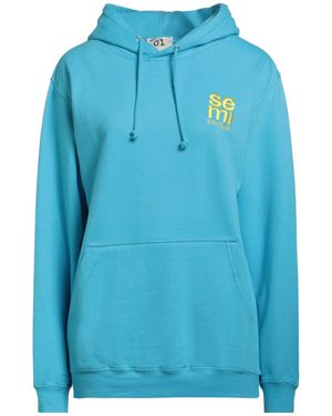 Semicouture Sweatshirt Cotton, Polyester - Blue