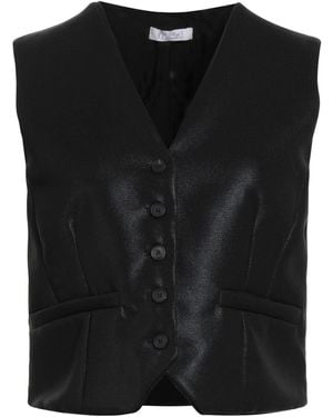 Motel Tailored Vest Polyester - Black