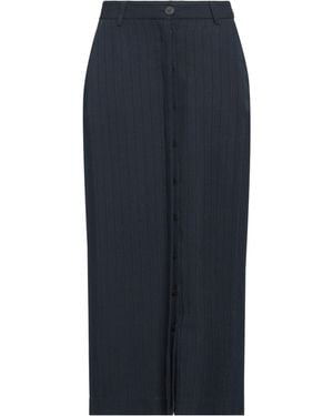 Momoní Midi Skirt Viscose, Wool - Blue