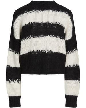 Mrz Sweater Alpaca Wool, Mohair Wool, Silk - Black