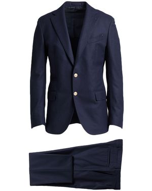 Eleventy Platinum Suit Wool - Blue