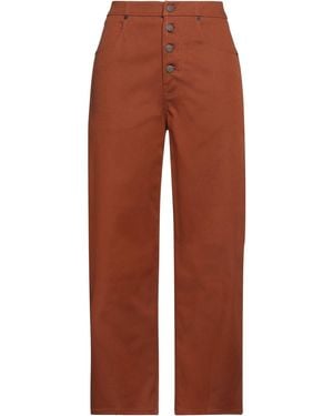 Department 5 Pants Cotton, Elastane - Brown