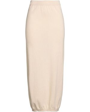 Semicouture Maxi Skirts - Natural