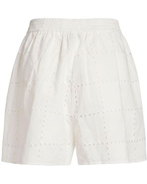 IVY & OAK Shorts & Bermuda Shorts Organic Cotton, Recycled Polyester - White