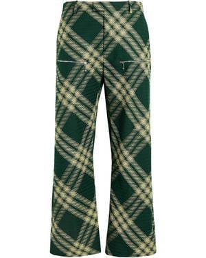 Burberry Trousers Virgin Wool - Green