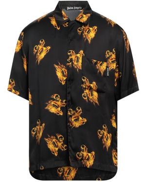 Palm Angels Shirt Viscose - Black