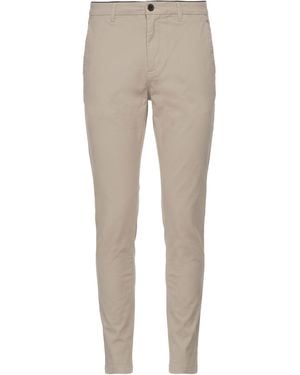 Department 5 Taupe Trousers Cotton, Elastane - Natural