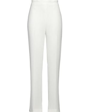 Ana Alcazar Pants Polyester, Elastane - White