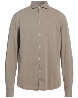 Deperlu Taupe Shirt Cotton - Gray