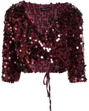 VANESSA SCOTT Top Polyester - Purple