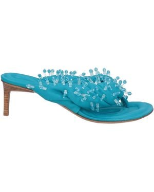 Jacquemus Thong Sandal Leather - Blue