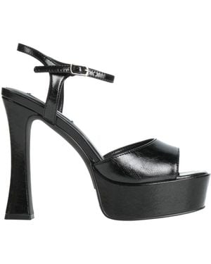 Steve Madden Sandals Leather - Black