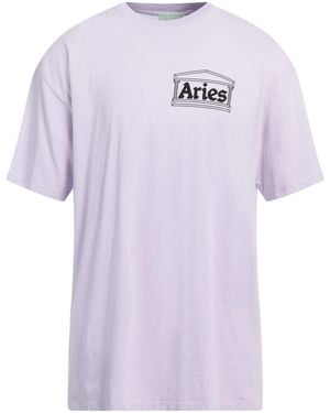 Aries T-Shirt Cotton - Purple
