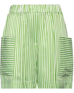 Shirtaporter Shorts & Bermuda Shorts Viscose, Silk - Green