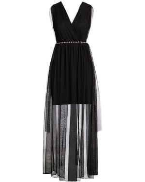 Rinascimento Maxi Dress Polychloride - Black